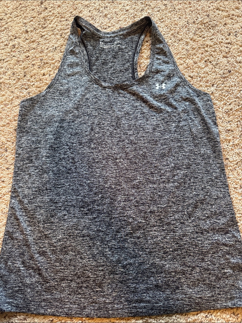 Under Armour Gray Heather Racerback Training Tank